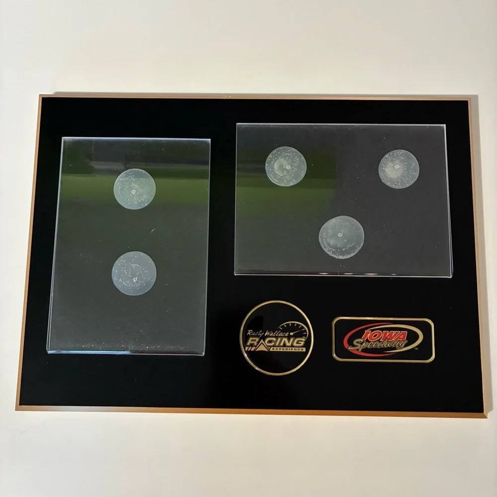 Rusty Wallace Racing Experience Photo plaque Iowa Speedway NASCAR 2- 5x7 photos